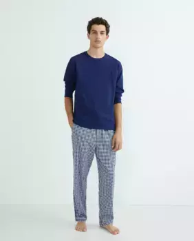 Смешанная мужская пижама Dustin, темно-синий
