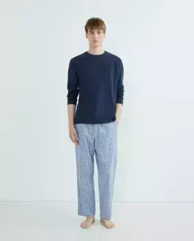 Смешанная мужская пижама Dustin, темно-синий