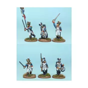 Смешанное французское командование до 1812 г., устав / парадная форма и наступление кивера, Napoleonics - French (28mm) (Front Rank Miniatures)