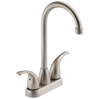 Смеситель для бара Peerless P288LF-SS Tunbridge с двумя ручками из нержавеющей стали, stainless