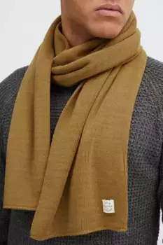 Смесовый вязаный шарф "BLEND BHScar", коричневый