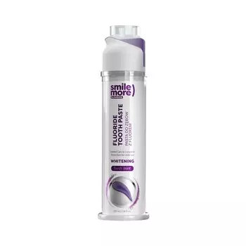 Smile More Отбеливающая зубная паста с фтором и вкусом свежей мяты 100 мл Hiskin