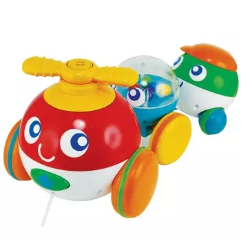 Smily Play, поезд-пузырь, который можно тянуть