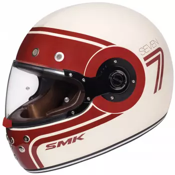 SMK Retro Seven шлем, красный