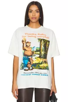 Смоки благодарит народ, квадратная футболка Philcos, бежевый