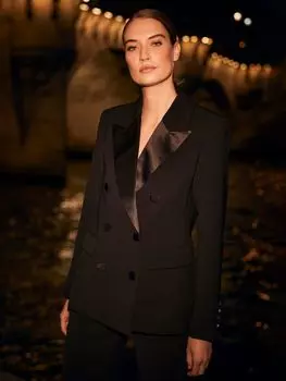 Смокинг Блейзер Mint Velvet, черный