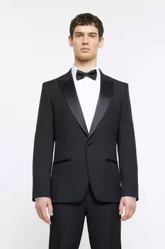 Смокинг приталенного кроя River Island, черный
