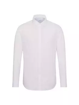 Смокинг в форме рубашки с длинными рукавами Seidensticker, белый