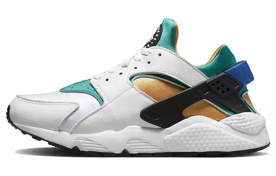 Смола Nike Air Huarache бело-синяя изумрудная