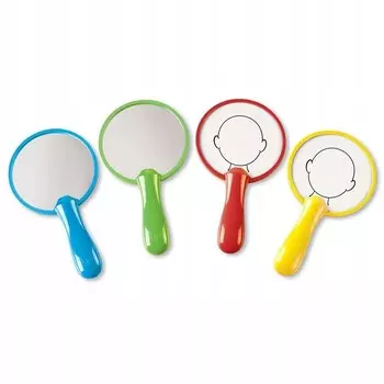 Смотри и рисуй Таблички с зеркалами логопедические Learning Resources