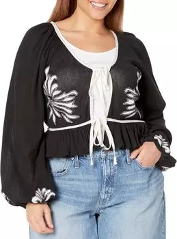 Смотровая площадка сверху Free People, цвет Black Combo