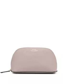 Smythson косметичка на молнии, розовый