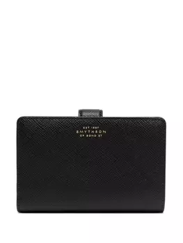 Smythson складной кошелек, черный