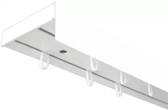 SN DECO GROUP Карниз для штор "Карниз SH (1) с панелью 5 см", 2 направляющие, фиксированный размер 540 см, белый