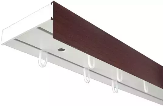 SN DECO GROUP Карниз для штор "Карниз SH с крышкой", 2 направляющие, фиксированный размер 580 см, белый