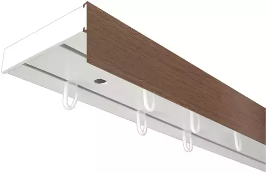 SN DECO GROUP Карниз для штор "Карниз SH с крышкой", 2 направляющие, фиксированный размер 300 см, белый