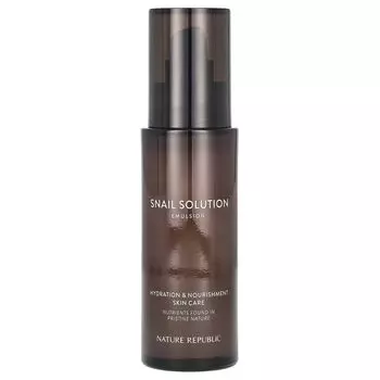 Snail Solution, Эмульсия, 4,05 жидких унций (120 мл) Nature Republic