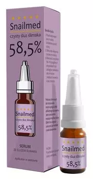 Snailmed Czysty luz limaka 58,5% питательная сыворотка для лица, 8 ml