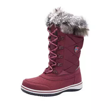 Снегоступы Trollkids Holmenkollen для девочек, темно-бордовые