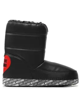 Снегоступы LOVE MOSCHINO, черный