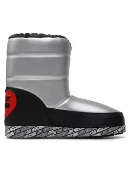 Снегоступы LOVE MOSCHINO, серебро