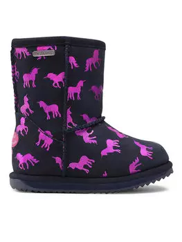 Снегоступы Rainbow Unicorn Brumby EMU Australia, черный