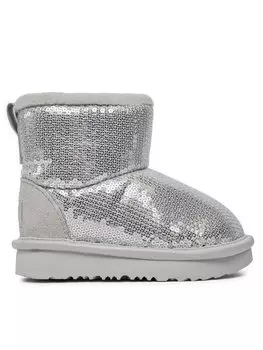 Снегоступы T Classic Mini Mirror Ball Ugg, серебро