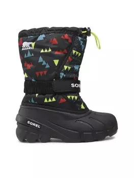 Снегоступы Youth Flurry Print Sorel, черный