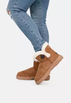 Снегоступы/зимние ботинки ELLA PIA Posh by Poelman, коньяк