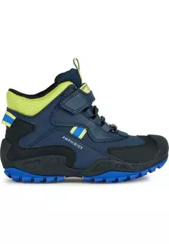 Снегоступы/зимние ботинки Geox, цвет navy lime green