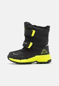 Снегоступы/зимние ботинки Kappa, цвет black/lime