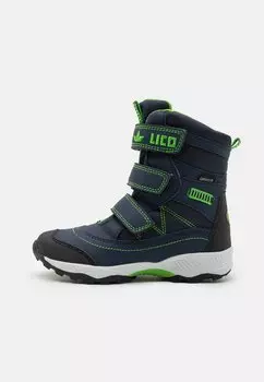 Снегоступы/зимние ботинки SUNDSVALL LICO, цвет marine/lemon