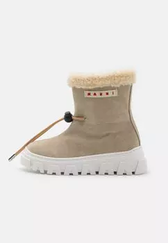 Снегоступы/зимние ботинки UNISEX Marni, цвет mud