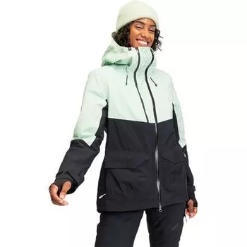Снежная куртка GORE-TEX Stretch Purelines женская Roxy, цвет Cameo Green