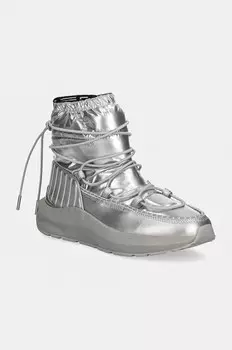 Снежные ботинки Ea7 Emporio Armani, серебряный
