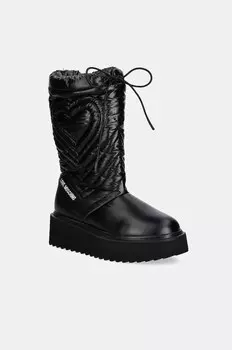 Снежные ботинки Love Moschino, черный