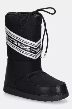 Снежные ботинки Love Moschino, черный