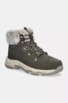 Снежные ботинки Trego Snow Worries Skechers, зеленый