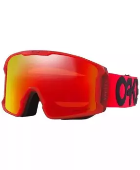 Снежные очки унисекс Line Miner L Oakley, красный