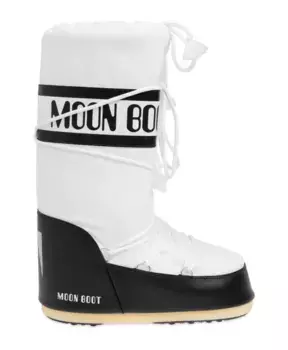 Снежные сапоги из нейлона Moon Boot, белый