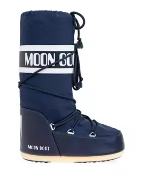Снежные сапоги из нейлона Moon Boot, синий