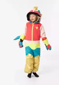 Снежный комбинезон WeeDo "LOVE POWDO", усиленные и мягкие колени, локти, ладони и ягодицы, розовый