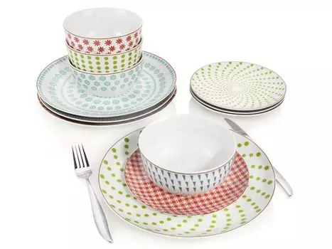 SNGER Скандинавия обеденный сервиз 12 предм. на 4 персоны Saenger