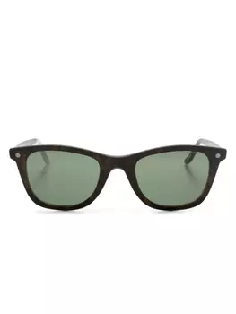 Snob очки-клипоны Nino в квадратной оправе, коричневый