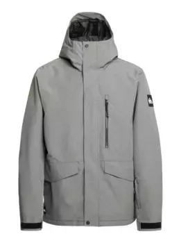 Сноубордическая куртка Quiksilver "Mission Solid", цвет Heather Grey