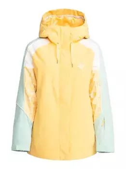 Сноубордическая куртка Roxy "Highridge Hoodie", цвет Sunset Gold