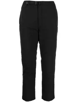 Snow Peak стеганые брюки прямого кроя, черный