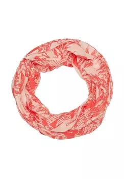 Снуд FEINES LOOP MIT ALL-OVER comma, розовый