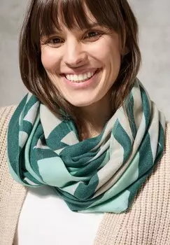 Снуд GEMUSTERTER LOOP Cecil, бежевый