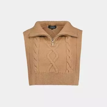 Снуд лола шарф APC верблюжья шерсть Apc, коричневый